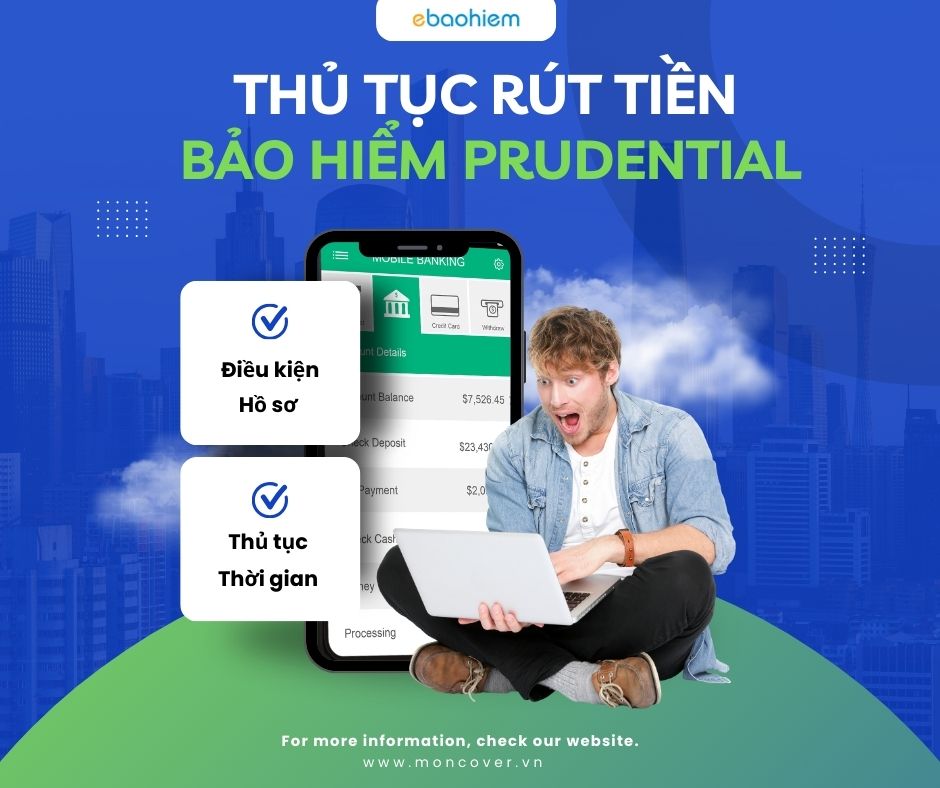 Thủ tục rút tiền bảo hiểm Prudential 