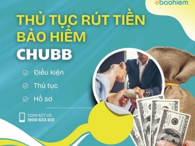 Thủ tục rút tiền bảo hiểm Chubb